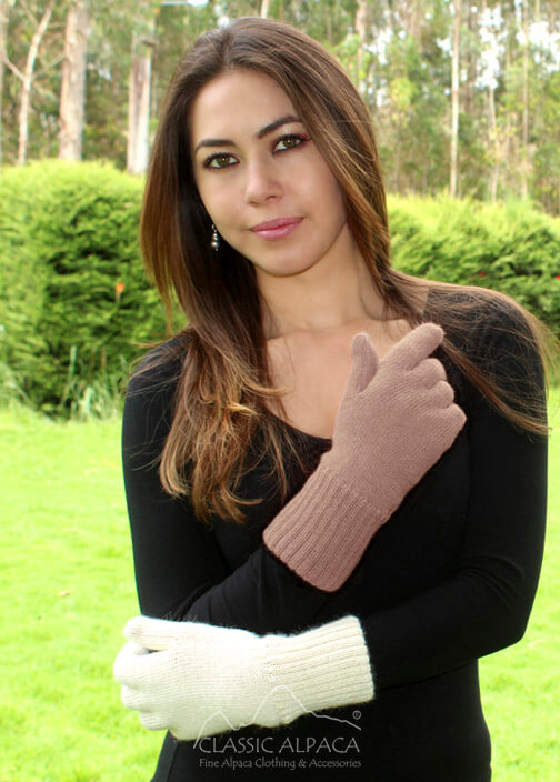 Reversible Alpaca Gloves Heavy Weight Reversible Alpaca Gloves Heavy Weight