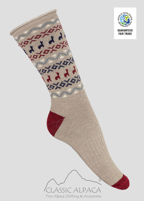 Beige-Red