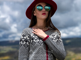 Ludmila Baby Alpaca Full Zip Sweater