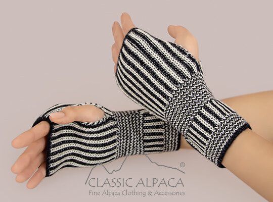 Hayley Baby Alpaca Fingerless Gloves