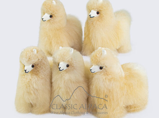 Baby Alpaca Fur-Standing Alpaca 8"