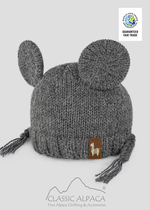 Alpaca Kids - Little Ears Alpaca Hat With Ear Flaps