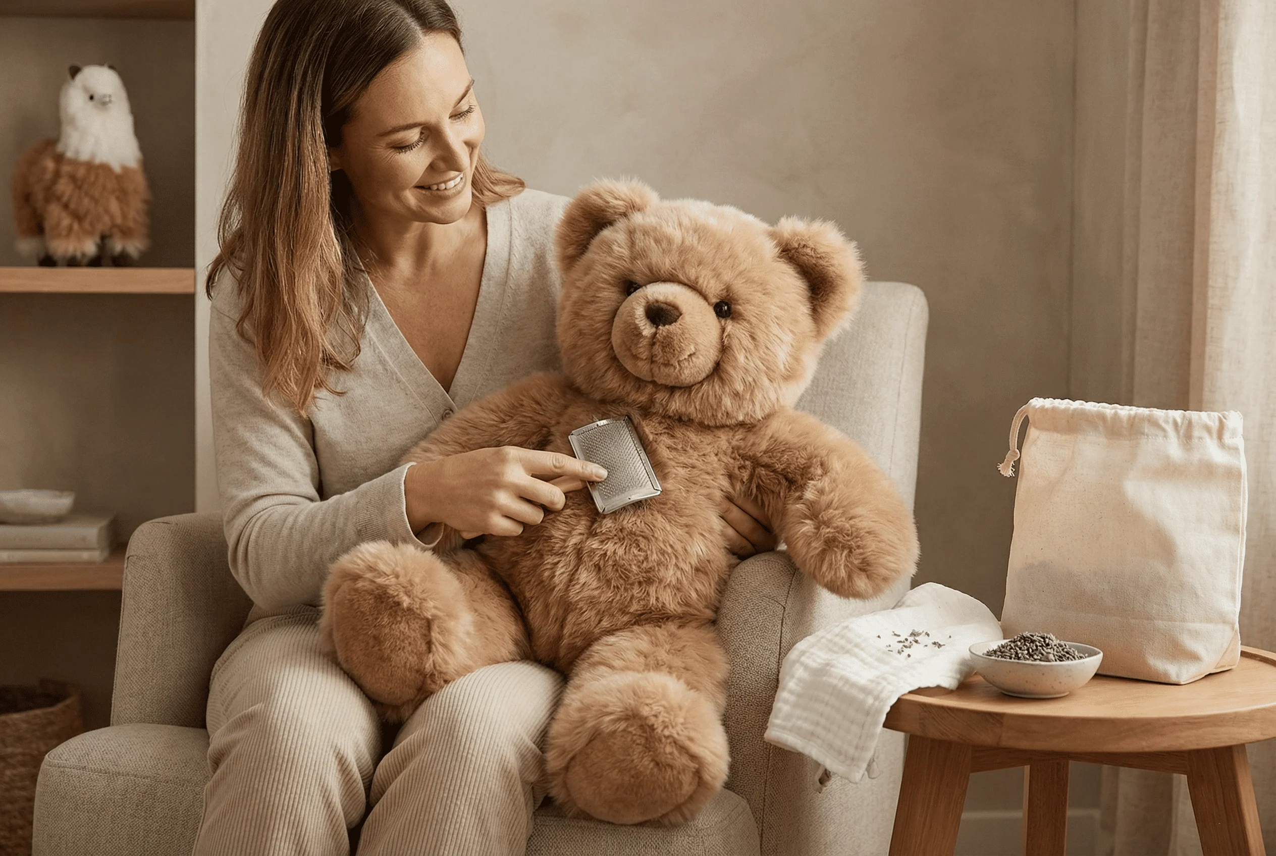 Alpaca plush real fur maintenance - How to take care of an alpaca toy