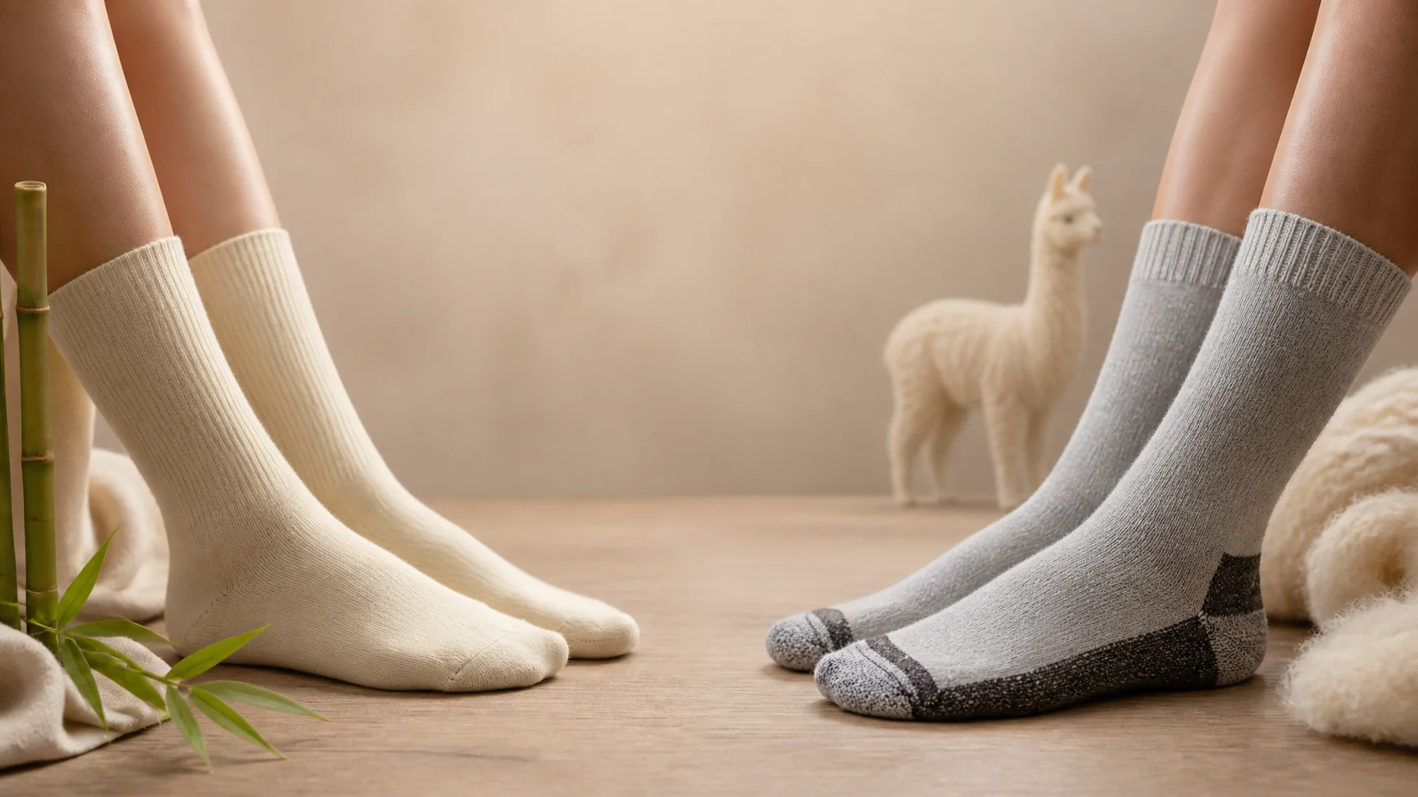 Bamboo vs. Alpaca Socks: Warmth, Comfort and Durability