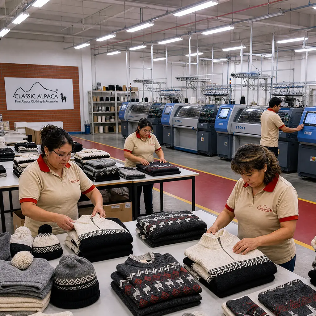 Natural alpaca fiber with authentic Peruvian craftsmanship