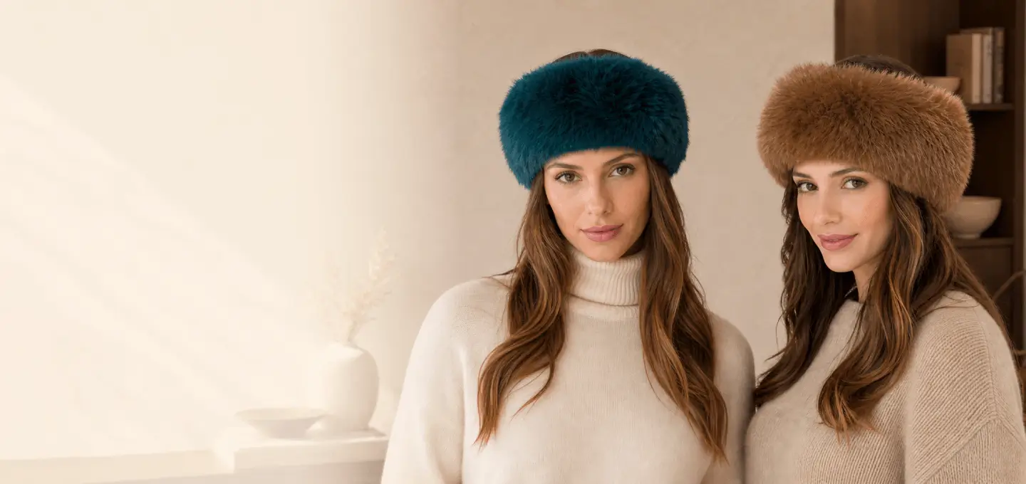 PREMIUM Baby Alpaca Fur Elegant Headband