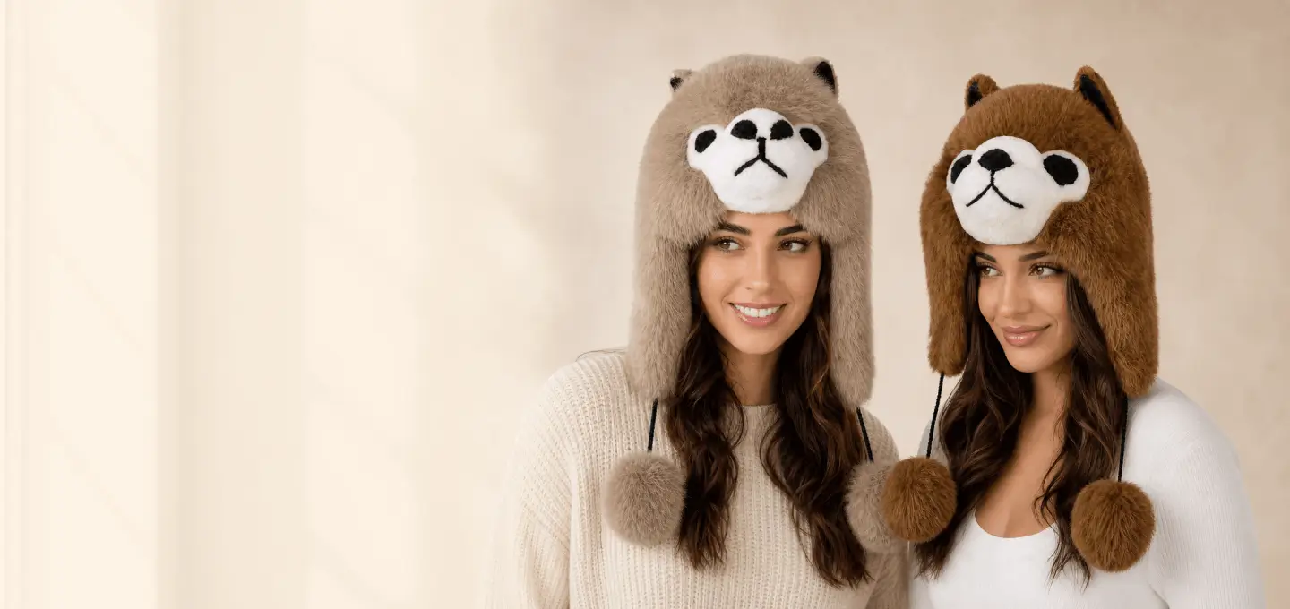 Premium Baby Alpaca Fur - Alpaca Hat With Ear Flaps