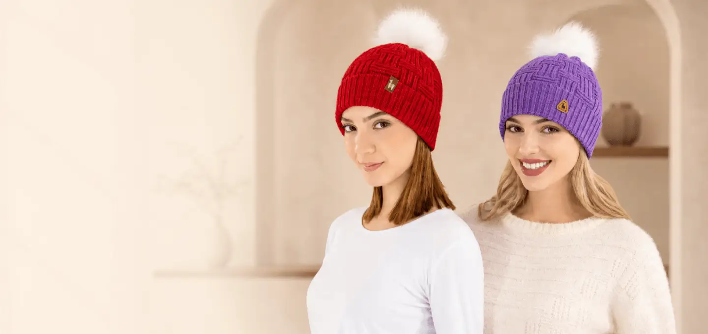Brittany Fur Pompom Alpaca Hat
