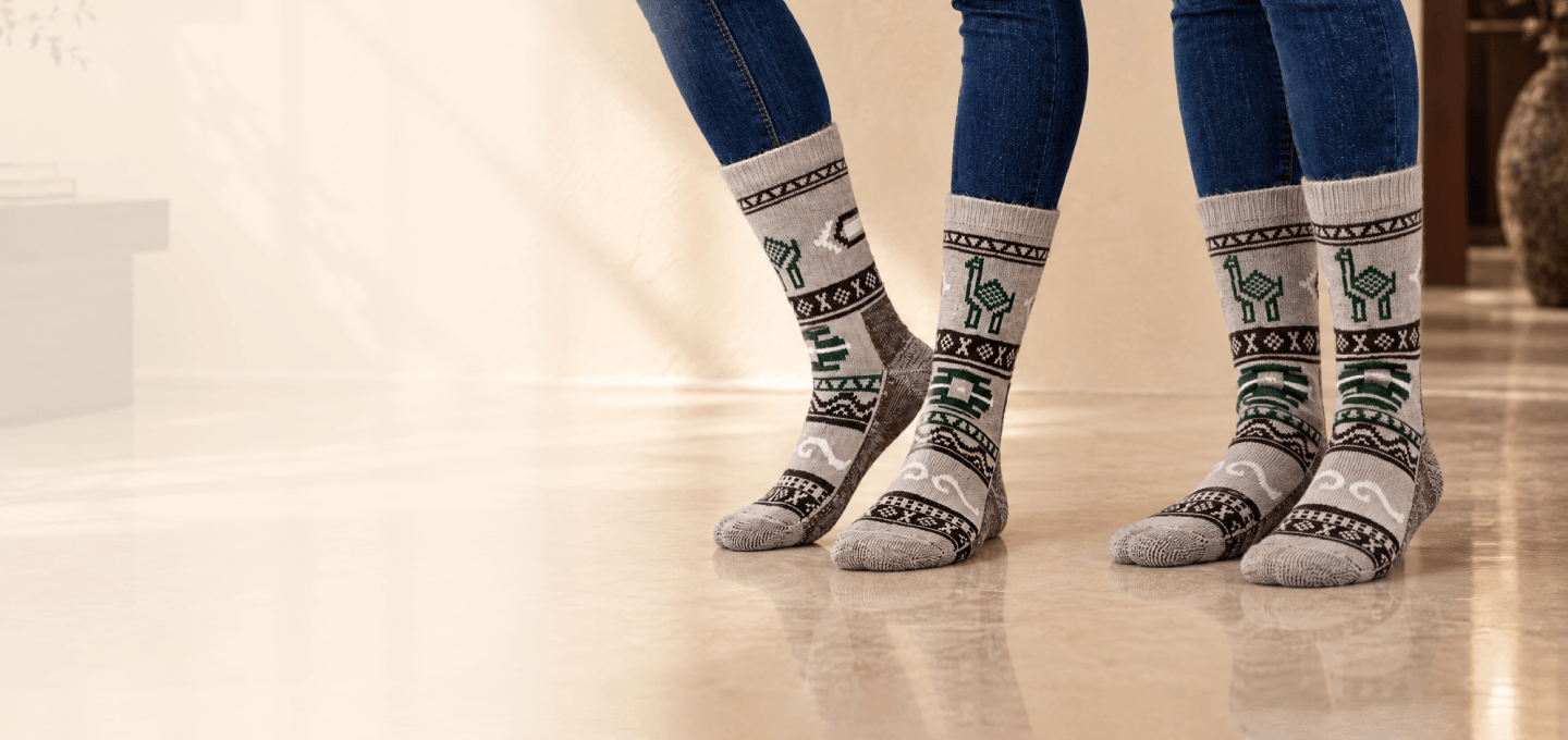 Premium Alpaca Canyon Socks