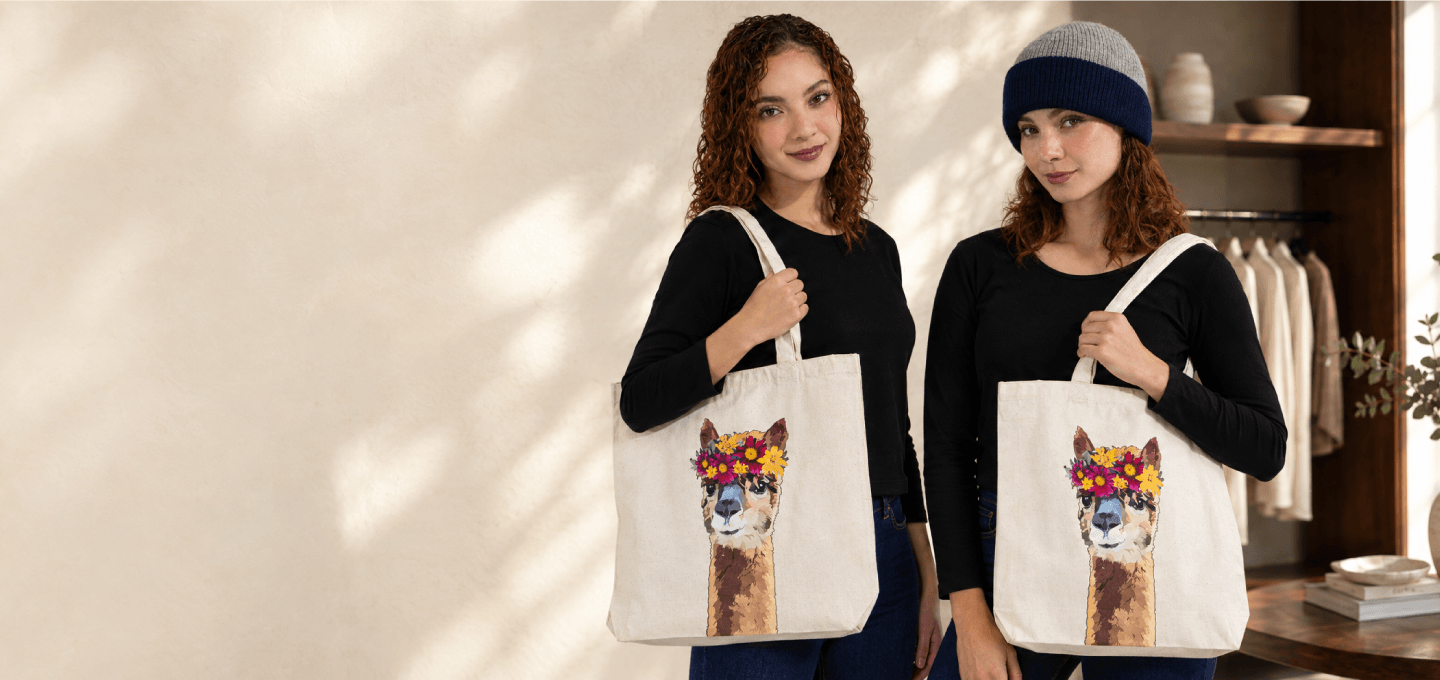 Alpaca Lady Tote Bag