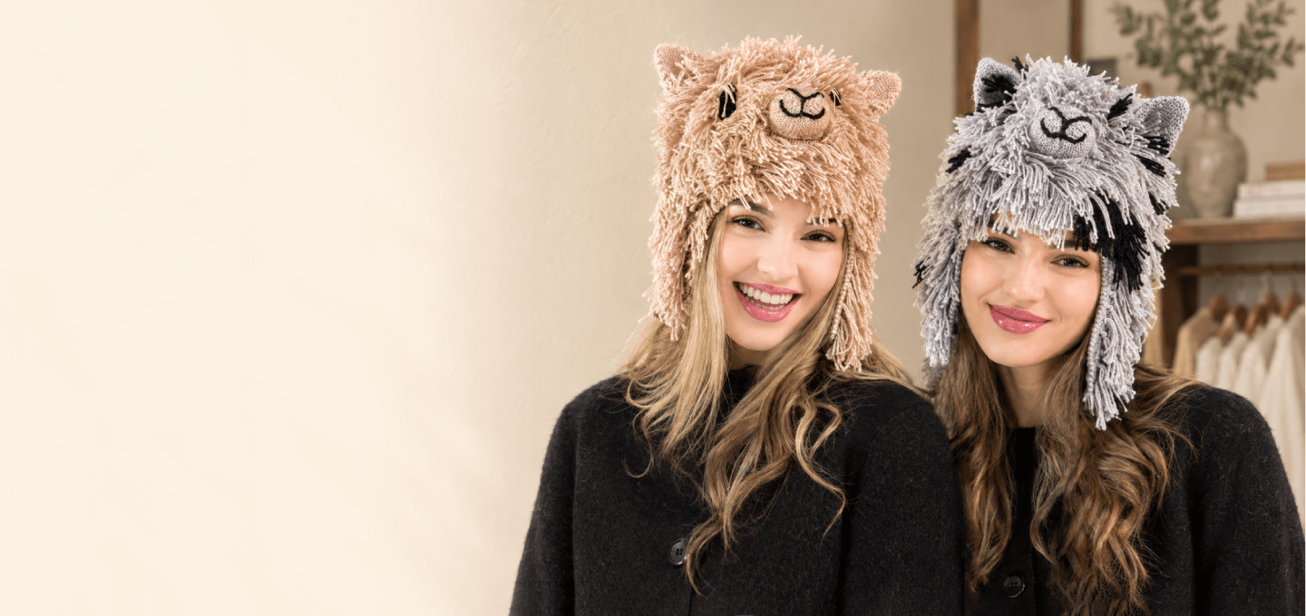 Cute Alpaca Hat with Ear Flaps