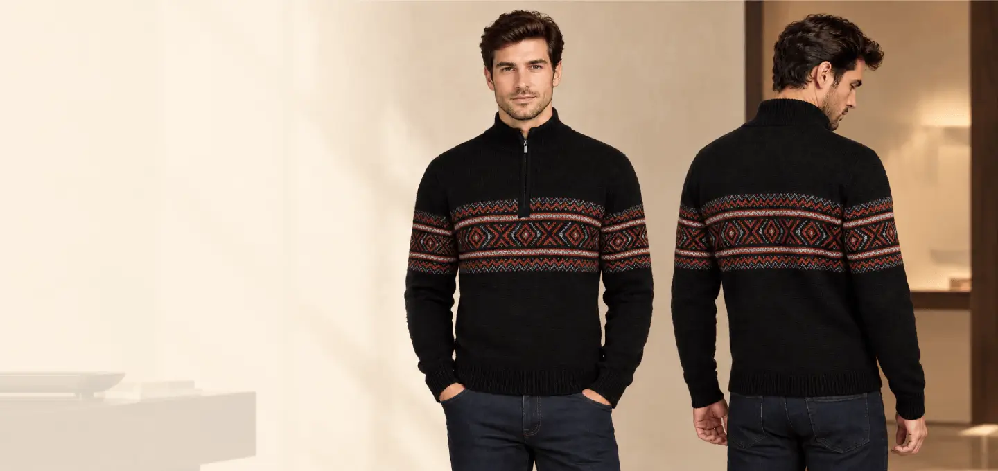 Men's Patagonia Alpaca Zip Sweater