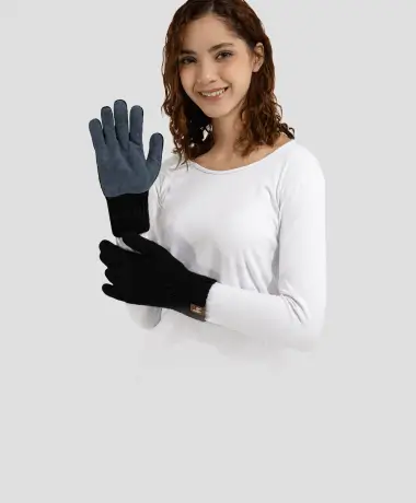 Alpaca Double Layer Driving Gloves