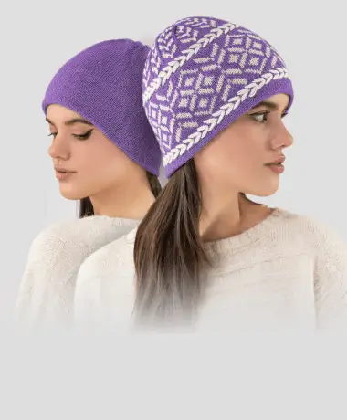 Reversible Alessia Alpaca Hat