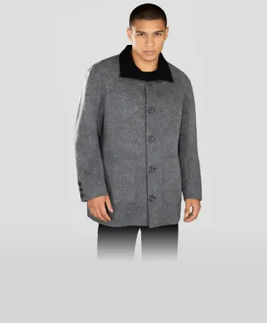 Mateo Reversible Baby Alpaca Men’s Coat