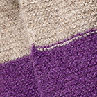 Multicolor 1 Colour Block Brushed Alpaca Scarf
