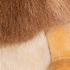 Alpaca Fur-Lion Ornament 18 inches