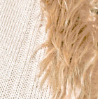 Camila Baby Alpaca Cardigan with Suri Fur