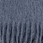 Classic Denim Alpaca Solid Blanket