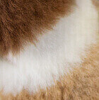 Baby Alpaca Fur - Lion Face Keychain 5 Inches