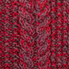 Alpaca Cable Fingerless Gloves