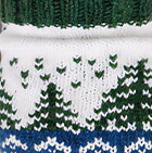 Scandinavian Winter Alpaca Reversible Half Finger Gloves