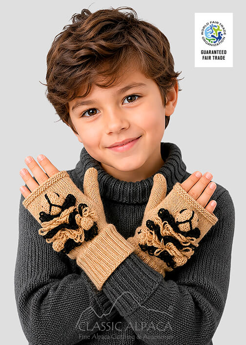 CHILDREN FINGERLESS GLOVES